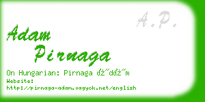 adam pirnaga business card